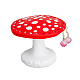 Mushroom 26-Hole Resin Earring Display Stands(EDIS-WH0012-31A)-1