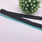 Adjustable Polyester Sweat Band for Hat Accessories, Black, 600x30x1.5mm(FIND-WH0152-721E)