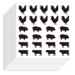 Self-Adhesive Paper Decorative Stickers, for Party, Decorative Presents Sealing, 90x90mm, 26 patterns/pc(DIY-WH0562-170)