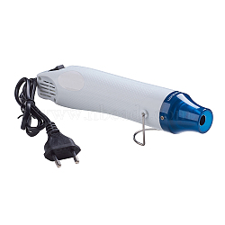 Type C Plug(European Plug) 230V Mini Heat Gun, Hot Air Gun Tools Shrink Gun, for DIY Shrink Wrap Drying Paint Embossing, White, 225x43x47mm(TOOL-D054-02A)