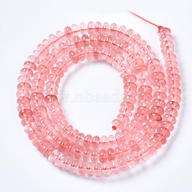 Cherry Quartz Glass Beads Strands(G-S366-106)-2