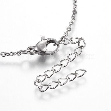 304 Stainless Steel Pendant Necklaces(NJEW-O108-27P)-3