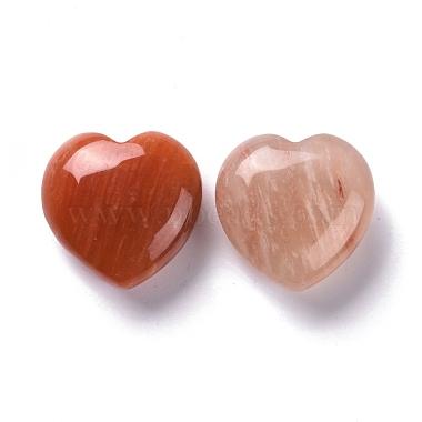 натуральный красный авантюрин сердце любовь камень(G-I285-09)-2
