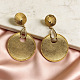 Vintage Zinc Alloy Dangle Stud Earrings(WG73FB2-01)-3