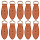 10Pcs Cattlehide Zipper Heads(PURS-CL0001-19B)-1