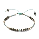 Bracelets de perles de nylon tressés réglables(BJEW-JB05504-01)-1