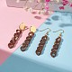 Chunky Acrylic Curb Chain Long Drop Earrings(EJEW-JE04772-04)-2