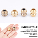 4Pcs 2 Colors 2 Style Brass European Beads(KK-UN0001-85)-5