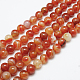 Natural Red Agate Bead Strands(X-G-G880-05-10mm)-2