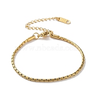 316 Surgical Stainless Steel Coreana Chain Bracelet, Golden, 6-1/8 inch(15.7cm)(BJEW-M305-11G)