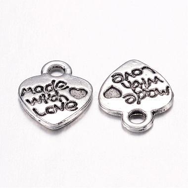Ideas for Valentines Day Gifts Tibetan Style Alloy Pendants(X-LF0004Y)-2