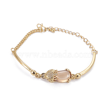 PeachPuff Brass Bracelets