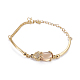 Golden Tone Brass Link Bracelets(BJEW-L639-14A)-1