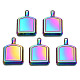 Rainbow Color Alloy Pendants(PALLOY-N156-154-NR)-1