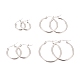 304 Stainless Steel Hoop Earrings for Women(EJEW-X0015-02P-01)-1