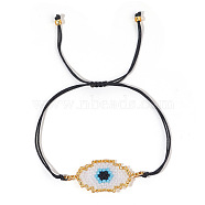 Adjustable Handmade Evil Eye Bracelet Turkish Blue Eye Gift Women.(MS4523)