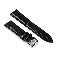 Leather Watch Bands, with 201 Stainless Steel Buckles, Adjustable Watch Bands, Mixed Color, 8.9~12.4x2.2~2.3x0.5cm, 2pcs/set(FIND-Z060-01F-02)