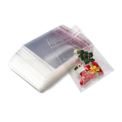 OPP Cellophane Bags, Small Jewelry Storage Bags, Self-Adhesive Sealing Bags, Rectangle, Clear, 7x5cm, Unilateral Thickness: 0.035mm, Inner Measure: 5x5cm(OPC-R012-10)