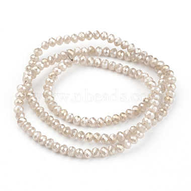 4mm Seashell Abacus Glass Beads