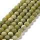 Round Frosted Natural TaiWan Jade Bead Strands(X-G-M248-10mm-02)-3