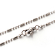 Tarnish Resistant 304 Stainless Steel Ball Chain Necklaces(STAS-M174-046P)-1