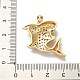 Brass Micro Pave Cubic Zirconia Pendants(KK-K355-23G)-3