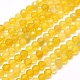 Natural Yellow Opal Beads Strands(G-F509-07-4mm)-1