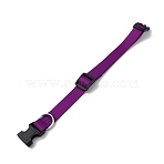 Nylon Strong Dog Leash, with Comfortable Padded Handle, Plastic Clasp, for Small Medium and Large Dogs, Pet Supplies, Purple, 325~500x20mm(FIND-WH0152-120A)