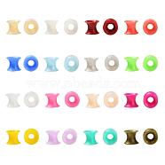 32Pcs 16 Colors Silicone Thin Ear Gauges Flesh Tunnels Plugs, Ring, Mixed Color, 6mm, Hole: 5.4mm, 2pcs/color(FIND-YW0001-16A)