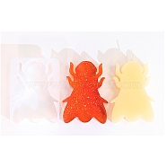 DIY Silicone Candle Molds, for Candle Making, Insects, 11.3x8.1x2.6cm(SIL-Z020-07C)