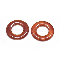 Natural Carnelian Big Pendants, Ring, 55x5mm, Hole: 29mm(G-E515-09A)