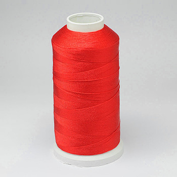 Nylon Thread, For Tassel Making, Red, 0.3mm, about 1093.61 yards(1000m)/roll