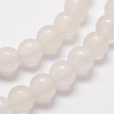Chapelets de perles de jade blanche naturelle(G-N0190-09-3mm)-3