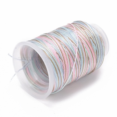 5 Rolls 12-Ply Segment Dyed Polyester Cords(WCOR-P001-01B-04)-2