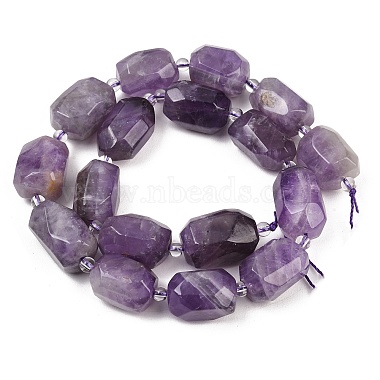perles naturelles am&eacute;thyste brins(G-Z147-E02-01)-3