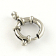 304 Stainless Steel Spring Ring Clasps(STAS-R083-03)-1