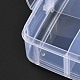 長方形のポータブルppプラスチック製の取り外し可能な収納ボックス(CON-D007-02A)-6