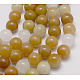natürliche gelbe Jade Perlenstränge(G-G150-10mm-1)-2