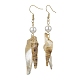Natural Shell Nuggets Dangle Earrings(EJEW-JE05542)-1