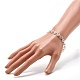 Handmade Evil Eye Lampwork Beads Stretch Bracelet(BJEW-JB06864-01)-3