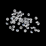 Faceted Natural White Moonstone Cabochons, Pointed Back, Diamond, 2x1.5mm(G-I295-05C-18A-06)