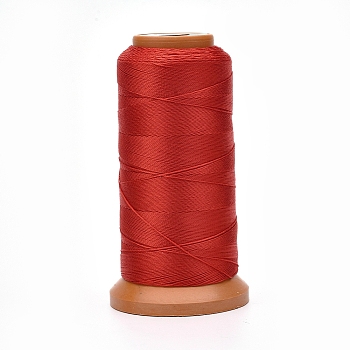Polyester Threads, for Jewelry Making, Red, 0.2mm, about 1093.61 yards(1000m)/roll