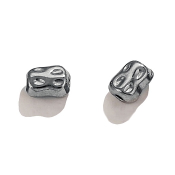 304 Stainless Steel Beads, Oval, Stainless Steel Color, 6x5x3.5mm, Hole: 1.2mm