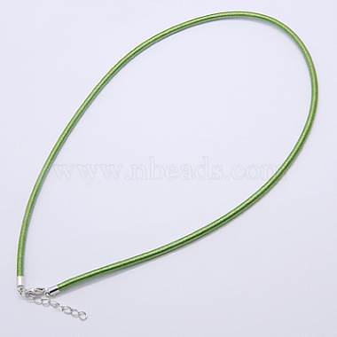 3mm Green Silk Necklaces