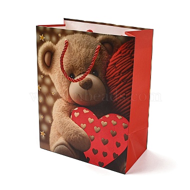 4 couleurs sacs cadeaux en papier amour Saint Valentin(CARB-D014-01I)-2
