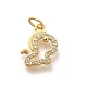 Rack Plating Brass Micro Pave Cubic Zirconia Pendants(KK-H508-28G-08)-1