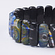 Handmade Millefiori Lampwork Beaded Stretch Bracelets(BJEW-G530-03)-3