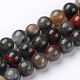Natural African Bloodstone Beads Strands(G-L383-06-10mm)-1