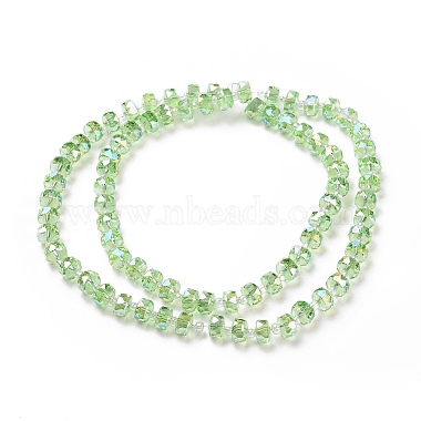 Electroplate Transparent Glass Beads Strands(EGLA-H101-03G)-2