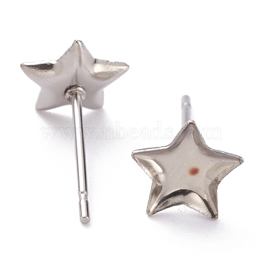 Non-Tarnish 304 Stainless Steel Stud Earring Settings(STAS-J032-16)-3